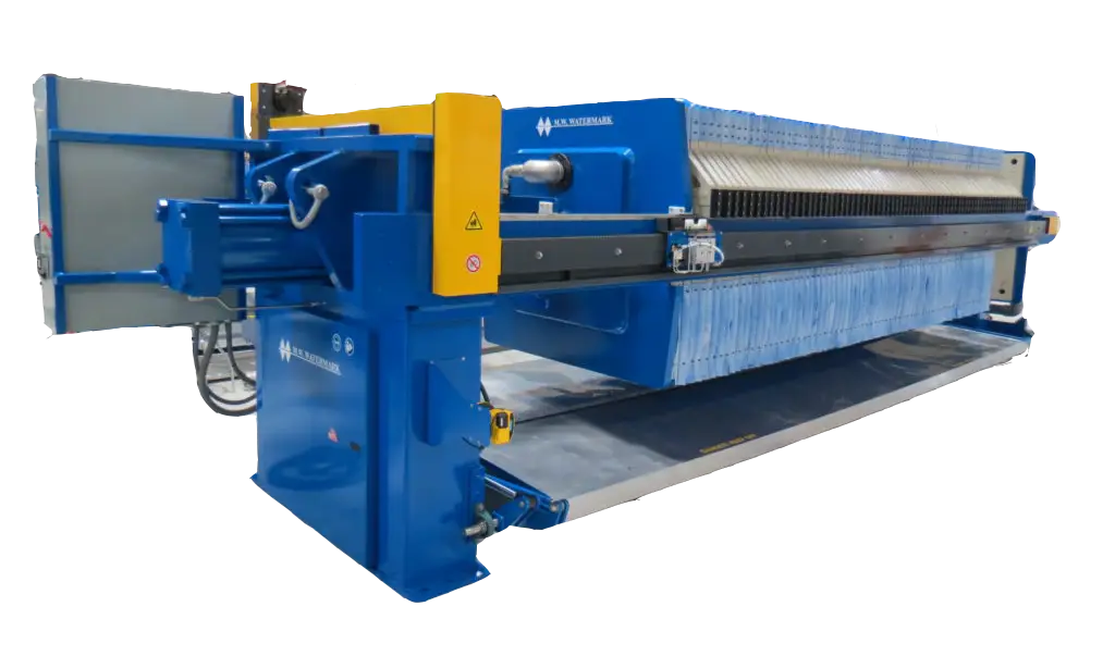 Filter Press: 1500mm x 2000mm with Automatic Drip Trays