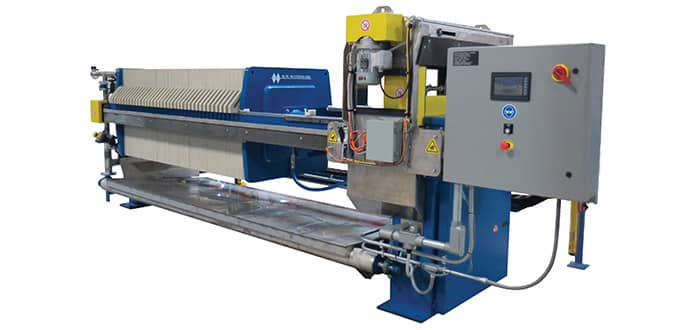 Filter Press: 1000mm Filter Press With Automatic Plate Shifter and Cloth Washer