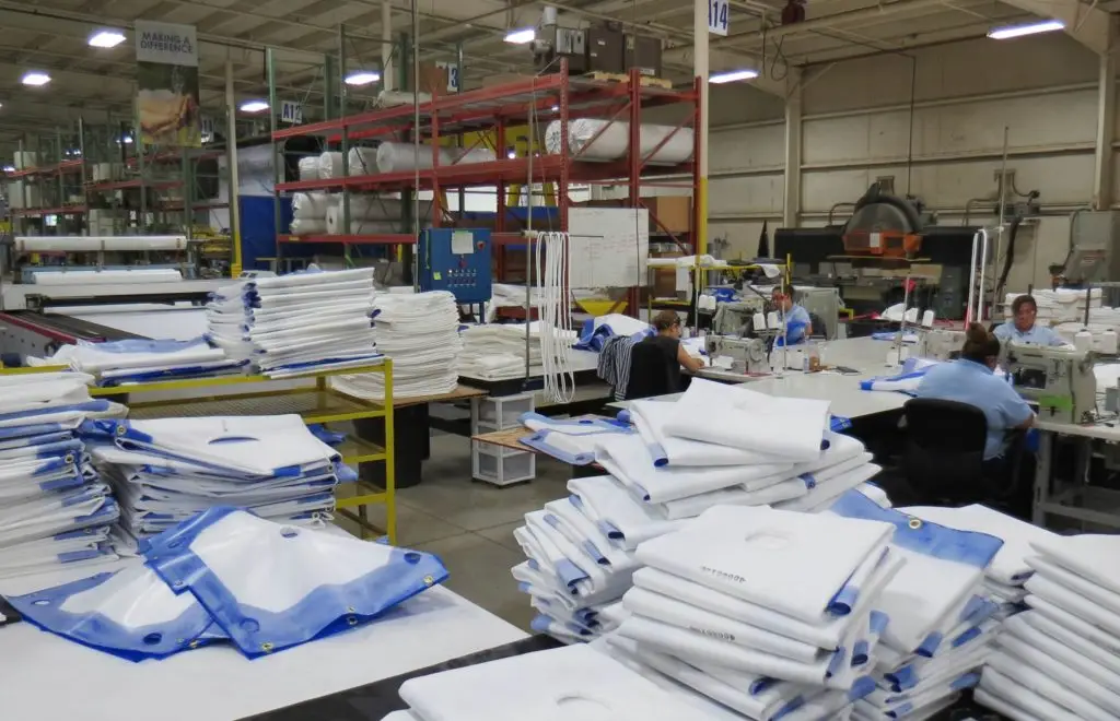 Sewing Department at MW Watermark