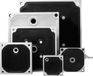 Membrane filter press plates; membrane filter press design 