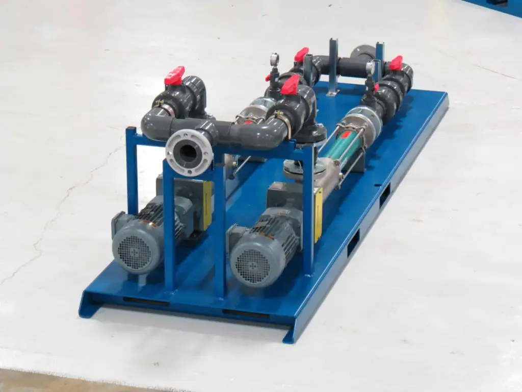 Progressive Cavity Feed Pump Skid