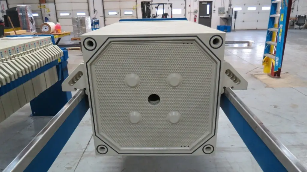 Filter Plate - Gasketed Recessed Chamber Filter Plate without a Filter Cloth Installed