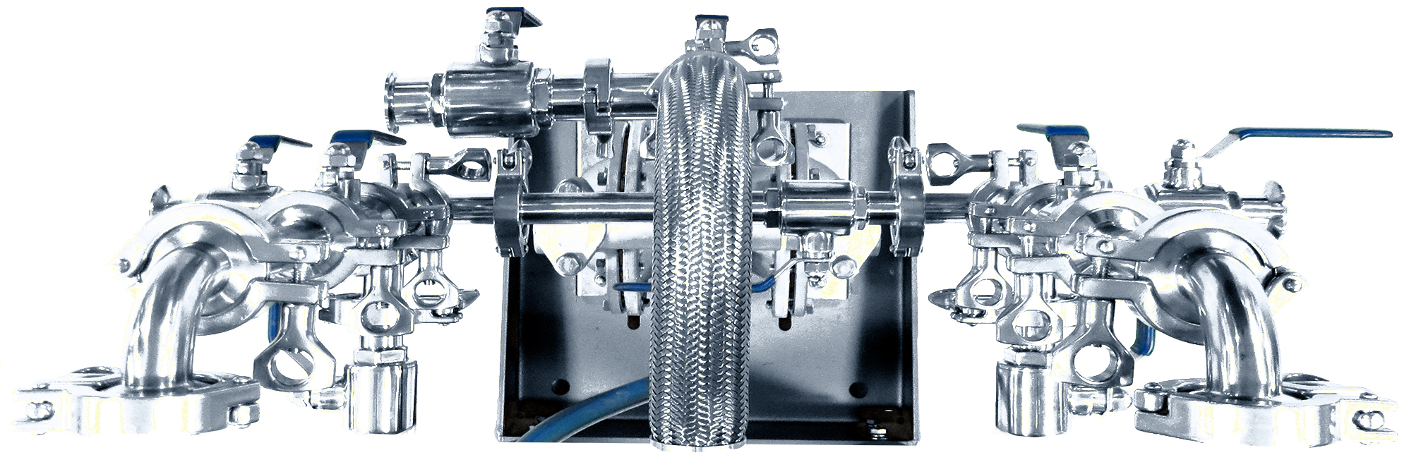 The Pro-X™ Filter Press is specifically engineered for the food, beverage, and pharmaceutical industries, along with other sanitary applications.